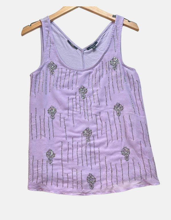 Lavender Dream Embellished Tank